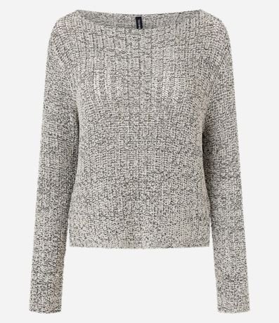 Blusa Femenina en Tricot con Textura y Efecto Calado 4