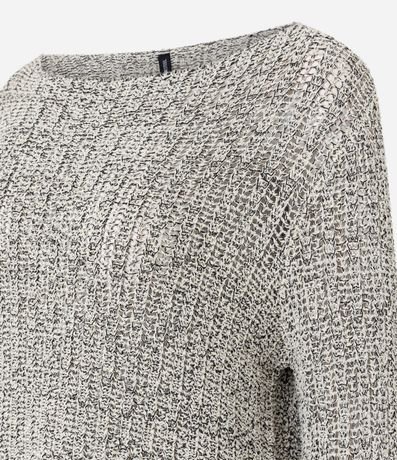 Blusa Femenina en Tricot con Textura y Efecto Calado 5