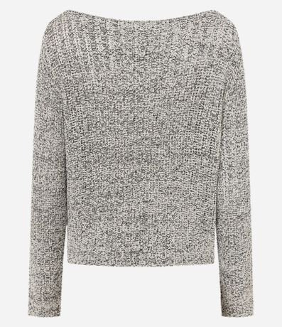 Blusa Femenina en Tricot con Textura y Efecto Calado 6