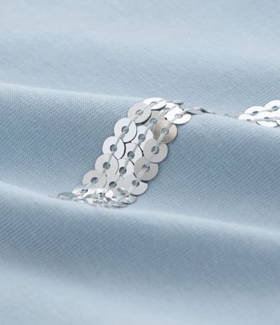 Blusa Infantil con Manga Abullonada y Lazo de Lentejuelas - Talle 1 a 6 años 3