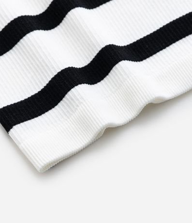 Blusa Infantil Seamless Rayada con Cuello Polo - Talle 5 A 14 años 6