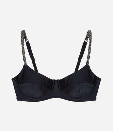 Bikini Top Media Taza en Microfibra con Bretel Elástico 6