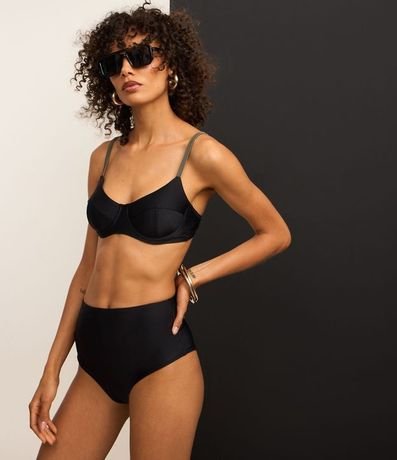 Bikini Top Media Taza en Microfibra con Bretel Elástico 2