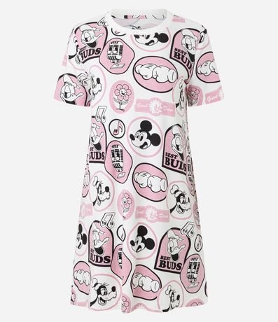 Camisón en Viscosa con Estampada Sellos Mickey 4