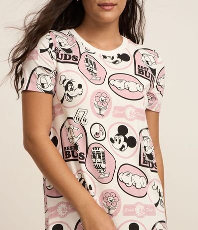 Camisón en Viscosa con Estampada Sellos Mickey 2