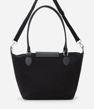 Cartera Grande con Cremallera Solapa y Asa Doble 3