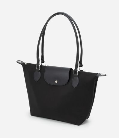 Cartera Grande con Cremallera Solapa y Asa Doble 4