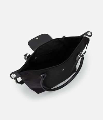 Cartera Grande con Cremallera Solapa y Asa Doble 5