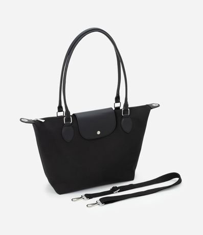 Cartera Grande con Cremallera Solapa y Asa Doble 7