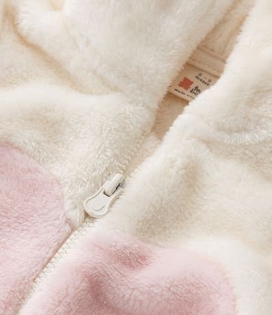 Mono Infantil con Capucha Bordado de Gatita – Talle 0 a 18 Meses 10