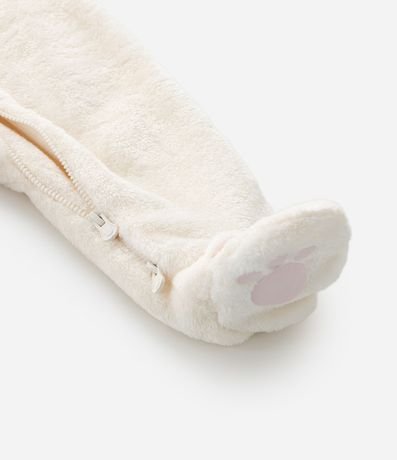 Mono Infantil con Capucha Bordado de Gatita – Talle 0 a 18 Meses 7