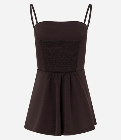 Blusa Peplum en Modal con Breteles Finos 7