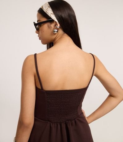 Blusa Peplum en Modal con Breteles Finos 4