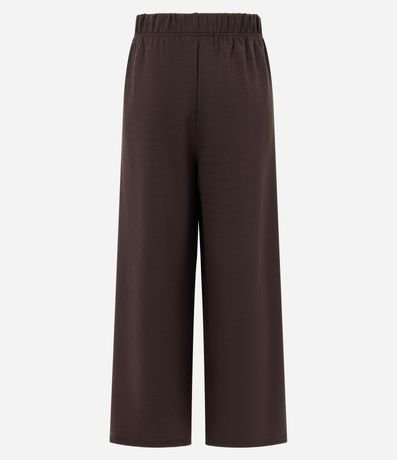 Pantalón en Microfibra con Cintura Elástica 7