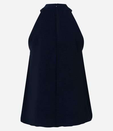 Blusa en Airflow con Cuello Halter 3