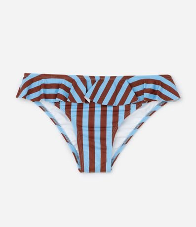 Bikini Infantil en Microfibra con Estampa de Rayas - Talle 4 a 14 años 5