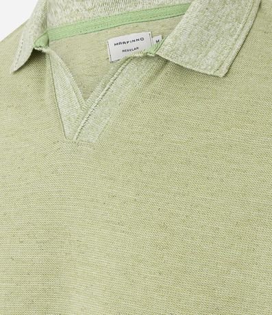 Polo Comfort en Algodón Texturizado con Manga Corta 3