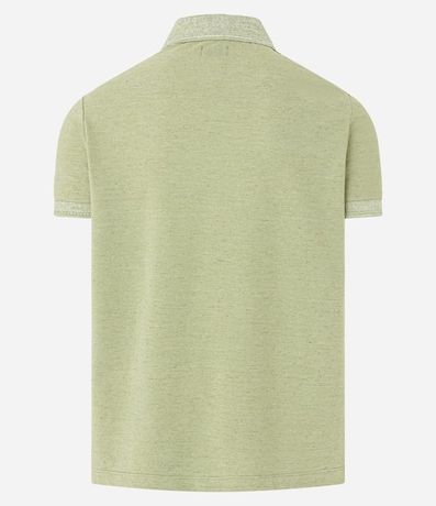 Polo Comfort en Algodón Texturizado con Manga Corta 4