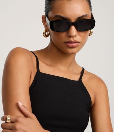 Blusa Ajustada em Viscose com Alça Fina e Decote Reto 3