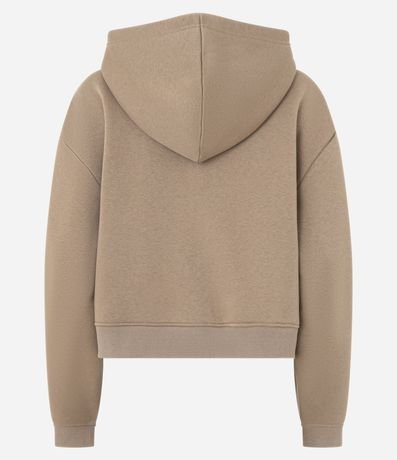 Saco en Microfibra con Capucha y Pipping Contrastante 6