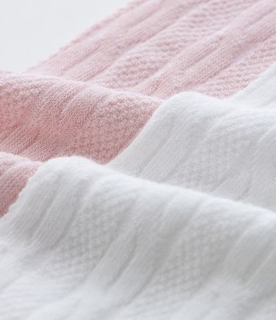 Kit 02 Medias Panti Infantiles Texturizadas en Algodón – Talle PP a G 3