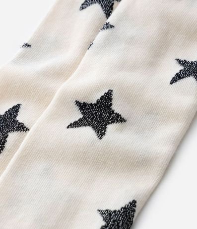Media Can Can Infantil con Estampa de Estrellas y Efecto Cintilante – Talle P a G 3