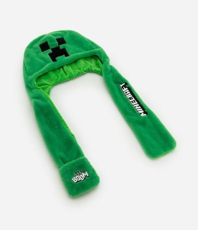 Gorro Infantil en Punto Minecraft Alargado con Bolsillos – Talle U