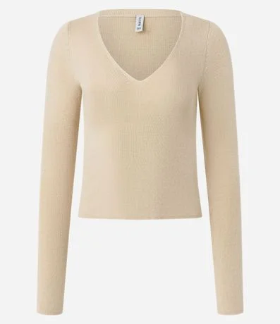 Suéter en Punto con Cuello V 4