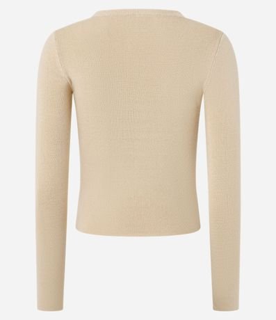 Suéter en Punto con Cuello V 6