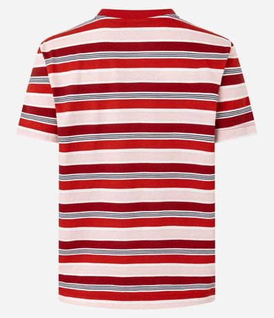 Blusa en Algodón con Rayas Variadas y Cuello Redondo 6