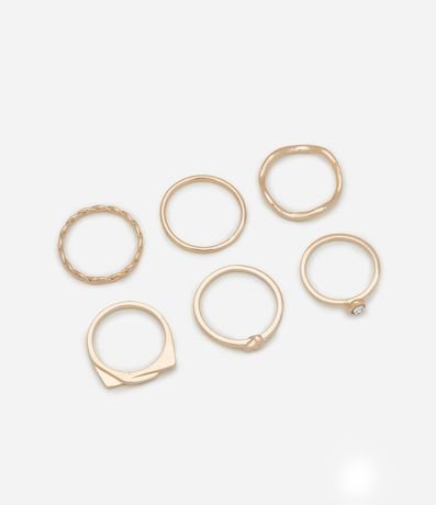 Kit 06 Anillos Delicados