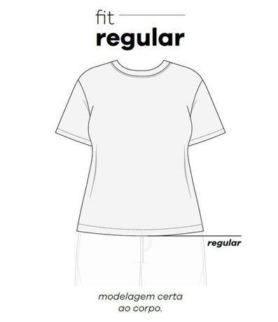 Remera Regular en Algodón con Bordado fondo do Mar Curve & Plus Size 3