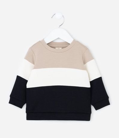 Saco Infantil con Bloques de Colores y Manga Larga – Talle RN a 18 Meses