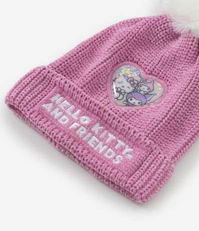 Gorro Infantil en Punto con Estampa Hello Kitty y Amigos  – Talle U 3