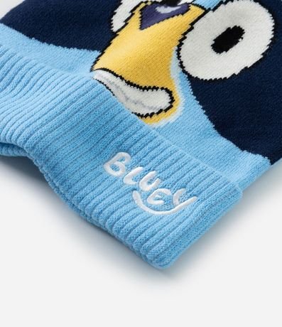 Gorro Infantil en Punto Bluey con Orejas 3D – Talle U 3