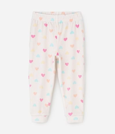 Pijama Infantil con Corazones y Pompones – Talle 1 a 4 años 4