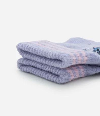 Guante Infantil en Punto con Estampado Stitch y Angel – Talle 3/4 a 9/12 3