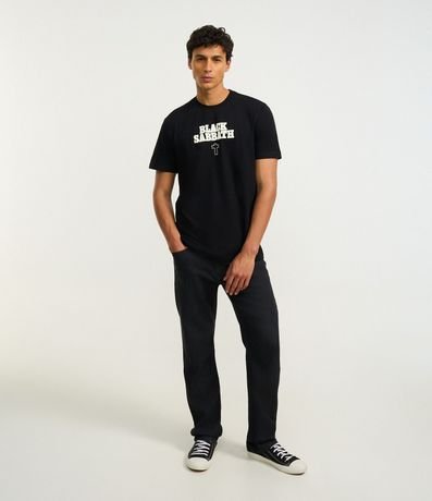 Remera en Algodón con Estampa Black Sabbath 2