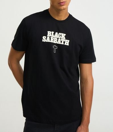 Remera en Algodón con Estampa Black Sabbath 3