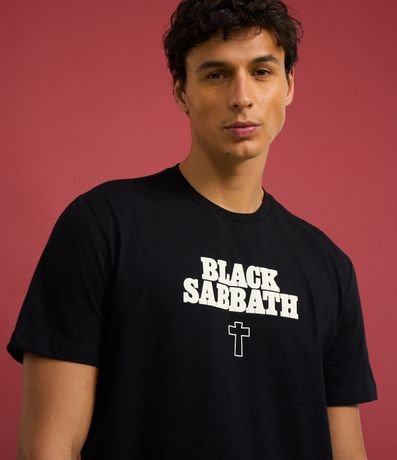 Remera en Algodón con Estampa Black Sabbath 4