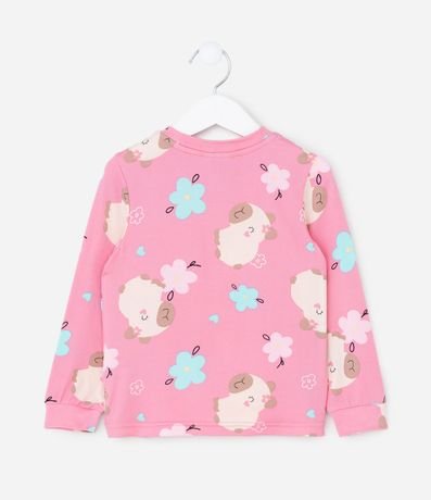 Pijama Infantil Largo en Plush con Estampa de Carpincho – Talle 2 a 6 años 3