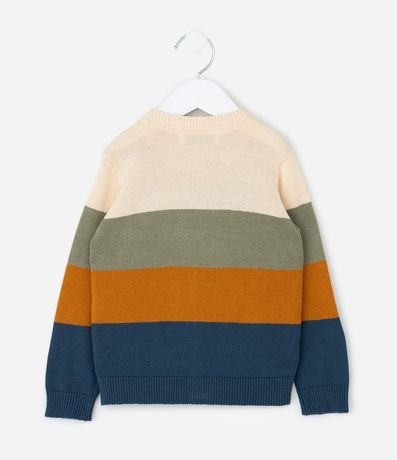 Saco Infantil Listrado en Punto Jacquard – Talle 1 a 6 años 3