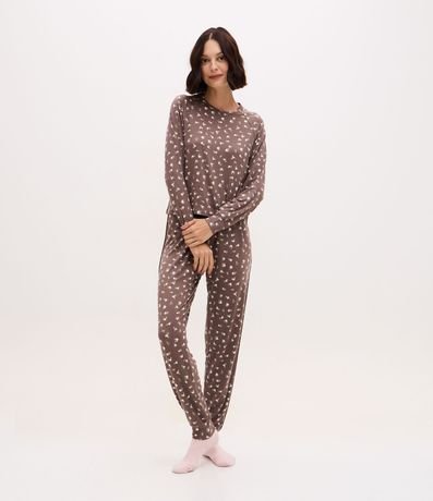 Blusa de Pijama con Estampado Floral Peach Touch 2