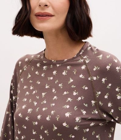 Blusa de Pijama con Estampado Floral Peach Touch 4