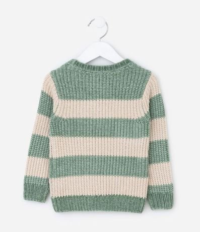 Suéter Infantil en Chenille con Rayas en Blocos – Talle 1 a 5/6 años 2
