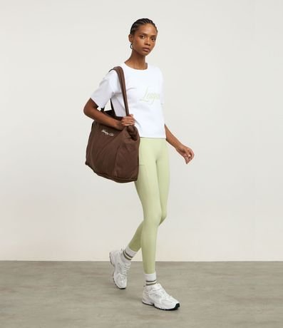 Remera Cropped Deportiva en Modal con Mangas Cortas 2