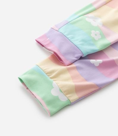 Pijama Largo Infantil con Estampa Colorida - Talle 7 A 16 años 9