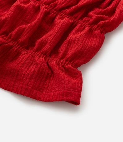 Blusa Infantil de Bretel Fino Texturizada con Lastex - Talle 5 a 14 años 6