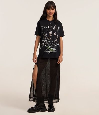 Remera en Algodón con Estampa Twilight 2