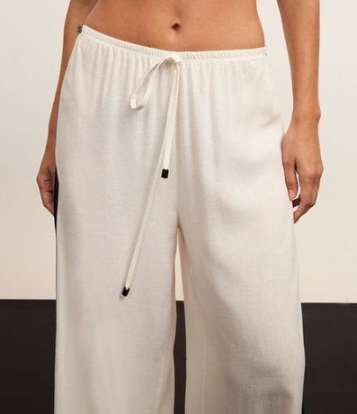 Salida de Playa Pantalón Sportcore en Lino y Viscosa con Rayas Laterales 4